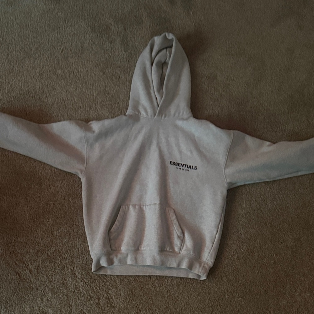 Essentials Light Gray Hoodie